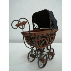 Iron and wood antique cart
